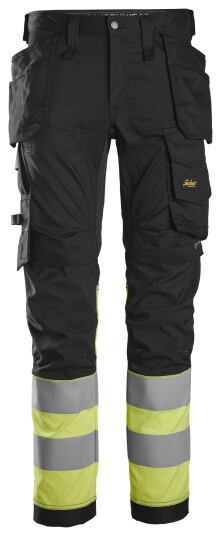 Snickers Workwear 6234 Arbeidsbukse svart/Hi-Vis gul Svart/Hi-Vis Gul, Klær