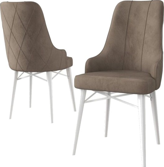 Spisestol Puntoz Cappuccino / Hvit - Cappuccino / Hvit