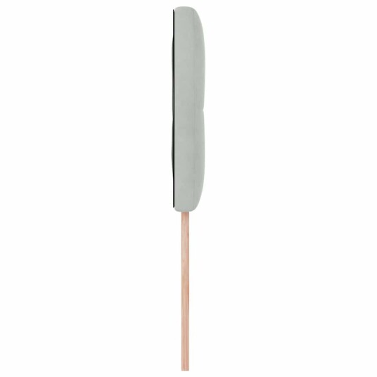  Sengegavl med knapper lyst grå 90 cm fløyel