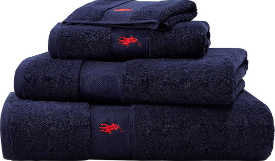 Ralph Lauren Home Poloplay Guest Towel - Navy - 40X75CM