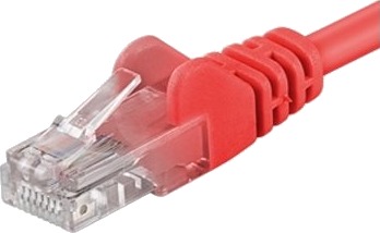 Premiumcord Sp6utp005r, 0,5 M, Cat6, U/Utp (Utp), Rj-45, Rj-45, Rød
