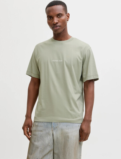 Jack & Jones Jornorrebro Emb Tee Ss Crew Neck Noos Green XXL