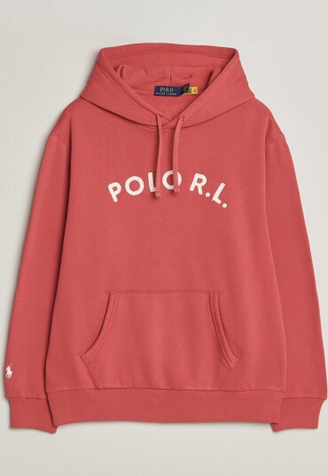 Polo Ralph Lauren Cotton Chest Logo Hood Nantucket Red