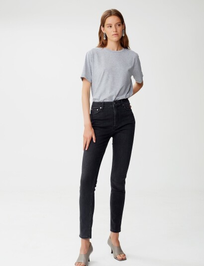 Gestuz Emilygz Hw Skinny Jeans Grey 24 x 32