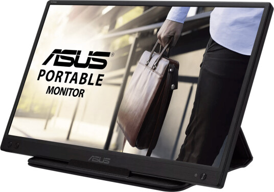 ASUS ZenScreen MB166C bærbar 15.6" Full-HD IPS-skjerm - strøm og bildesignal fra én USB-C-kabel