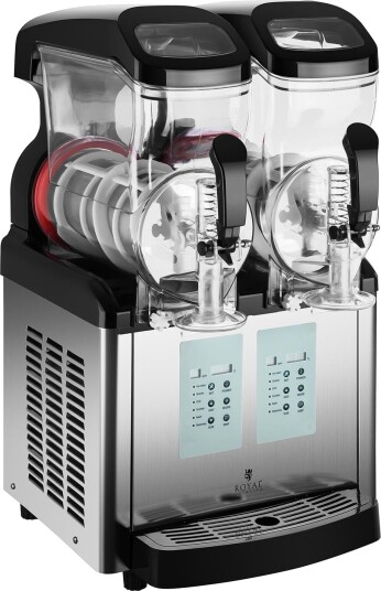 Royal Catering Slushmaskin - 2 x 6 Liter - min temp. -20 - iskremfunksjon 10011028