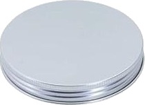 Låg 100 Mm Med Liner Uden Anbrudsring Aluminium Til 118022,100 Stk/Ps   100 Stk.