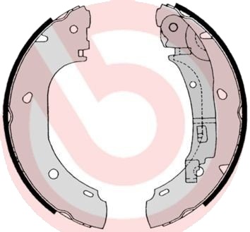 Bremsesko sett BREMBO S 23 525 Bremsesko sett BREMBO S 23 525