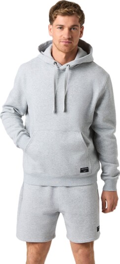 Björn Borg Men's Centre Hoodie Light Grey Melange L Björn Borg Men's Centre Hoodie Light Grey Melange L