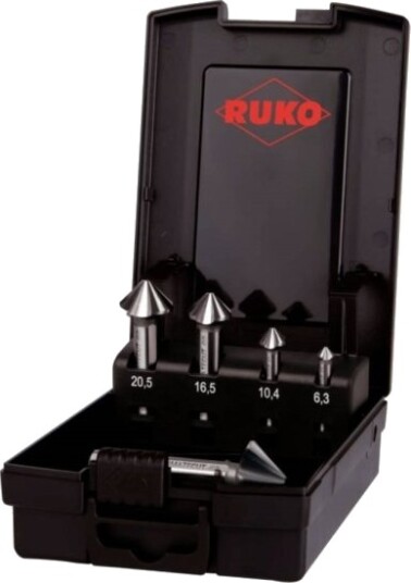Ruko Ultimatecut 102891Ro Keglesenkesett 5 Deler 6,30 Mm, 10,40 Mm, 16,50 Mm, 20,50 Mm, 25 Mm Hss Sylinderskaft Ruko Ultimatecut 102891Ro Keglesenkesett 5 Deler 6,30 Mm, 10,40 Mm, 16,50 Mm, 20,50 Mm, 25 Mm Hss Sylinderskaft