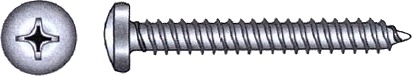 Plateskrue A4 DIN 7981 2,9 mm 9,5 mm 20 stk Plateskrue A4 DIN 7981 2,9 mm 9,5 mm 20 stk