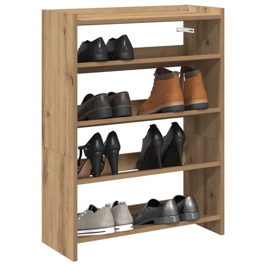 Skohylle artisan eik 80x25x61,5 cm konstruert tre 8721158649171 Skohylle artisan eik 80x25x61,5 cm konstruert tre 8721158649171