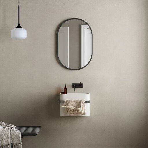 Copenhagen Bath Yuno Rail 41 servant 410x240 mm, Hvit Matt Copenhagen Bath Yuno Rail 41 servant 410x240 mm, Hvit Matt