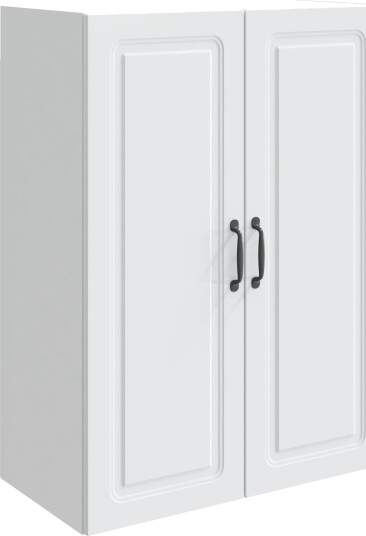 vidaXL Vegghengt skap Hvit 66 x 34,5 x 90 cm Konstruert tre