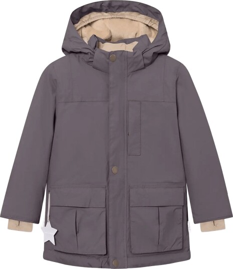 MINI A TURE Matkastorio Fleece Lined Winter Jacket. Grs PLUM KITTEN 122