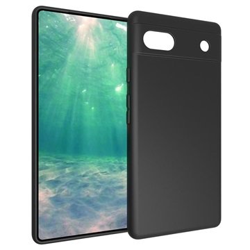 Antiskli Google Pixel 6a TPU-deksel Svart