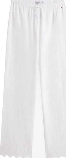 Tommy Hilfiger Embroidery Pants - WHITE - XS