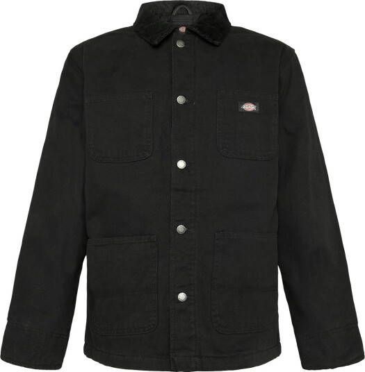 Dickies Lined Chore Canvas Jacket BLACK S Dickies Lined Chore Canvas Jacket BLACK S