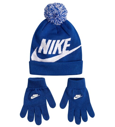 Nike Bh-Beanie Sets Blue ONE SIZE