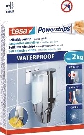 Tesa 59700-00500-04, Hvit, Firkant, Avtagbar, Universell, 6 Stykker