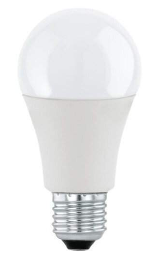 Eglo Led-Lyspære Form: A60 E27 11 W Ekvivalent 75 Klasse F Varmt Hvitt Lys 3000 K Melkehvit Eglo Led-Lyspære Form: A60 E27 11 W Ekvivalent 75 Klasse F Varmt Hvitt Lys 3000 K Melkehvit