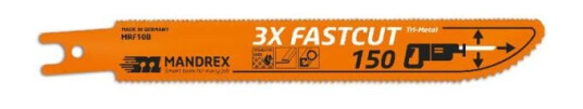 Mandrex 3X-FASTCUT Tigersagblad 150 mm for stål Maskintilbehør & forbruk