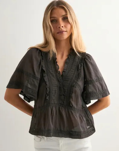 Neo Noir Brun Evienne S Voile Top