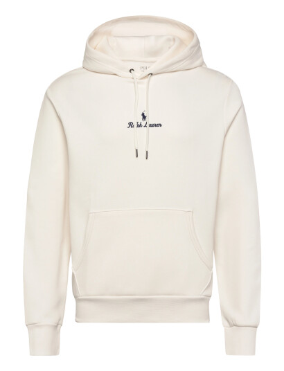 Polo Ralph Lauren Logo Double-Knit Hoodie - Cream - XL Polo Ralph Lauren Logo Double-Knit Hoodie - Cream - XL
