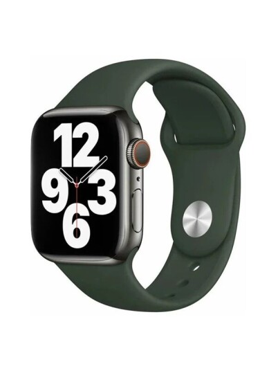 Lippa Apple Watch silicone strap 42/44/45/49 Dark Green