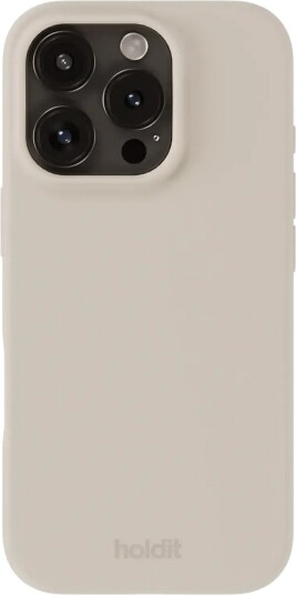 Holdit Silicone Case iPhone 16 Pro LIGHT BEIGE