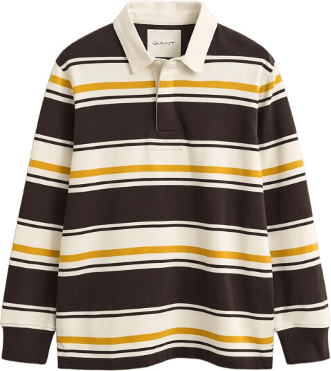Gant Striped Heavy Rugger Brown L