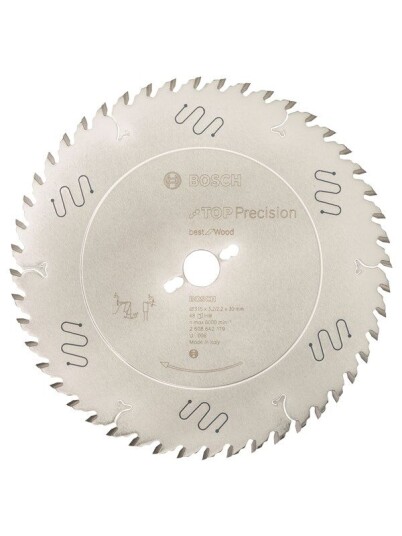 Bosch Sirkelsagblad Top Precision Best for Wood 315 x 30 x 3,2 mm, 48