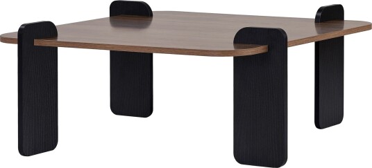 Coffee Table Nordure Valnöt Svart -