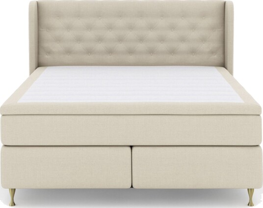 Select No 5 Komplett Sengepakke 210x210 Fast Lateks Beige/Gullben