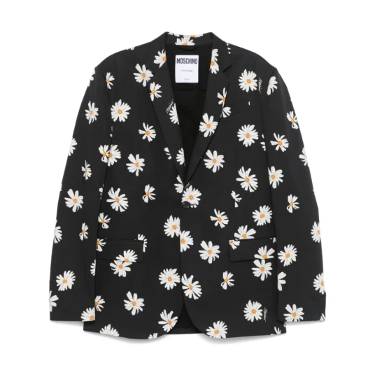 Moschino Herre Jakker Svart L, Moschino Herre Jakker Svart L,