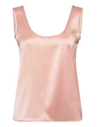 Ahlvar Gallery Shiro Satin Tank Pink XS