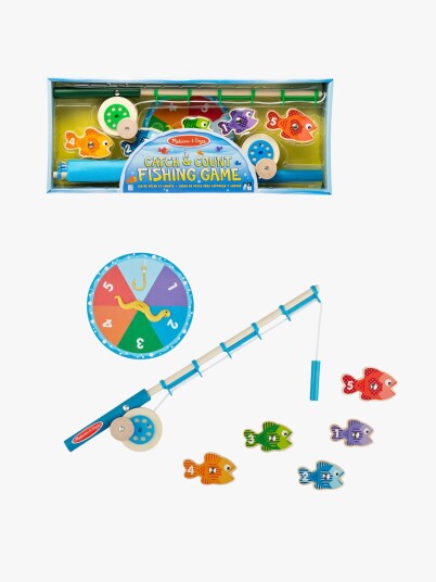 Melissa & Doug Fiskespill Fang og Tell - Magnetisk Barnespill for Motordev