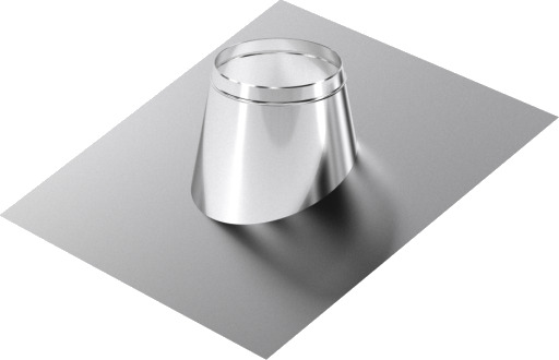 Metalbestos skorstein Ø 150mm beslag 5-32° aluminium