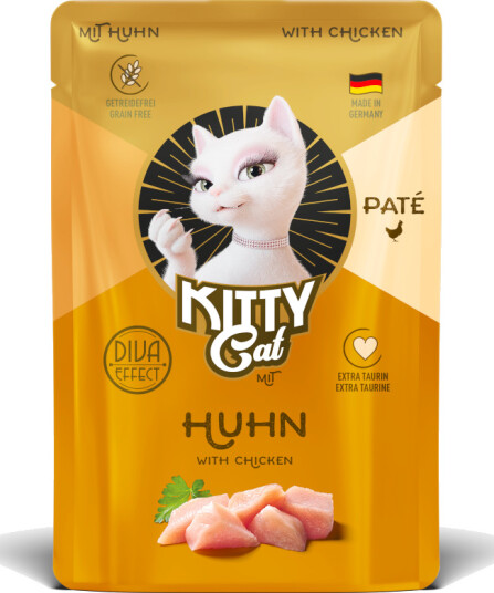 Kitty Cat Våtfôr Paté Kylling 6 X 85 G