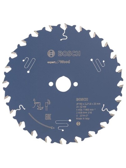 Bosch Sirkelsagblad Expert for Wood 160 x 20 x 2,2 mm, 24