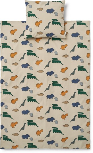 LIEWOOD Carmen Sengesett 70x100 Dinosaurs/Mist LIEWOOD Carmen Sengesett 70x100 Dinosaurs/Mist