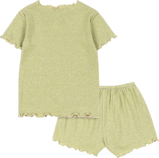 Konges Sløjd Shorts Sett Roli Pale Olive Green Konges Sløjd 9 10 år 134 140 Shorts Grønn