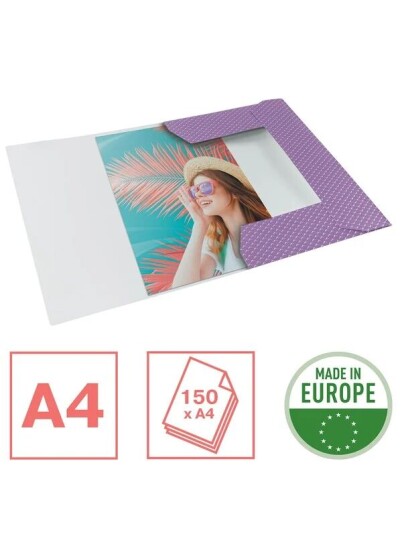 Esselte Colour'Breeze Card 3-Flap Folder Lavender Esselte Colour'Breeze Card 3-Flap Folder Lavender