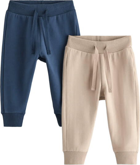 Lindex 2 Pack Joggers Beige 80