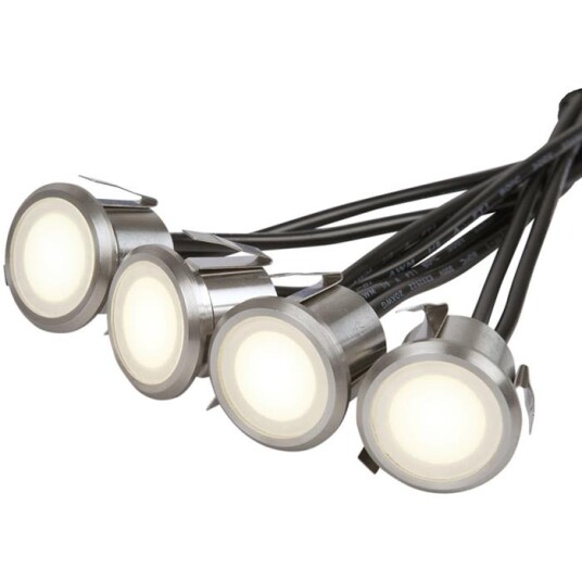 Hide-a-Lite Decklight Garden Kit Balkongarmatur rustfritt stål, 3000 K Hide-a-Lite Decklight Garden Kit Balkongarmatur rustfritt stål, 3000 K