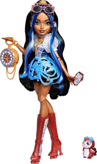 Monster High Robecca Steam Fashion Doll With Blue Blouse And Rocket Boots