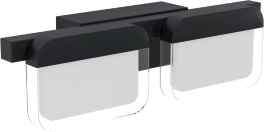 Eglo Ervidel Vegglampe 2X4,5W 960 Lm Sort