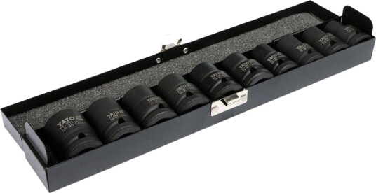 Yato 1/2" Pipenøkkelsett 10 stk 10-22mm Krom-Molybdenstål