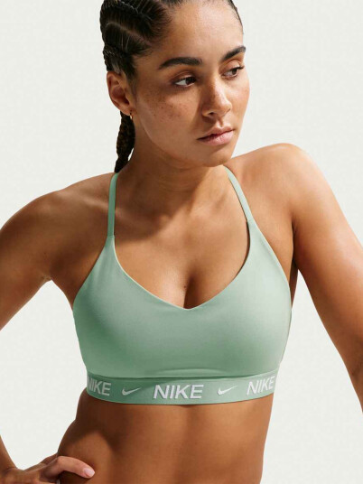 Nike Indy Dri Fit Light Support Padded Bra Grønn XL