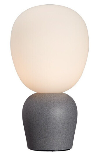 Belid Bordlampe Buddy OpalGlass, Betongstruktur